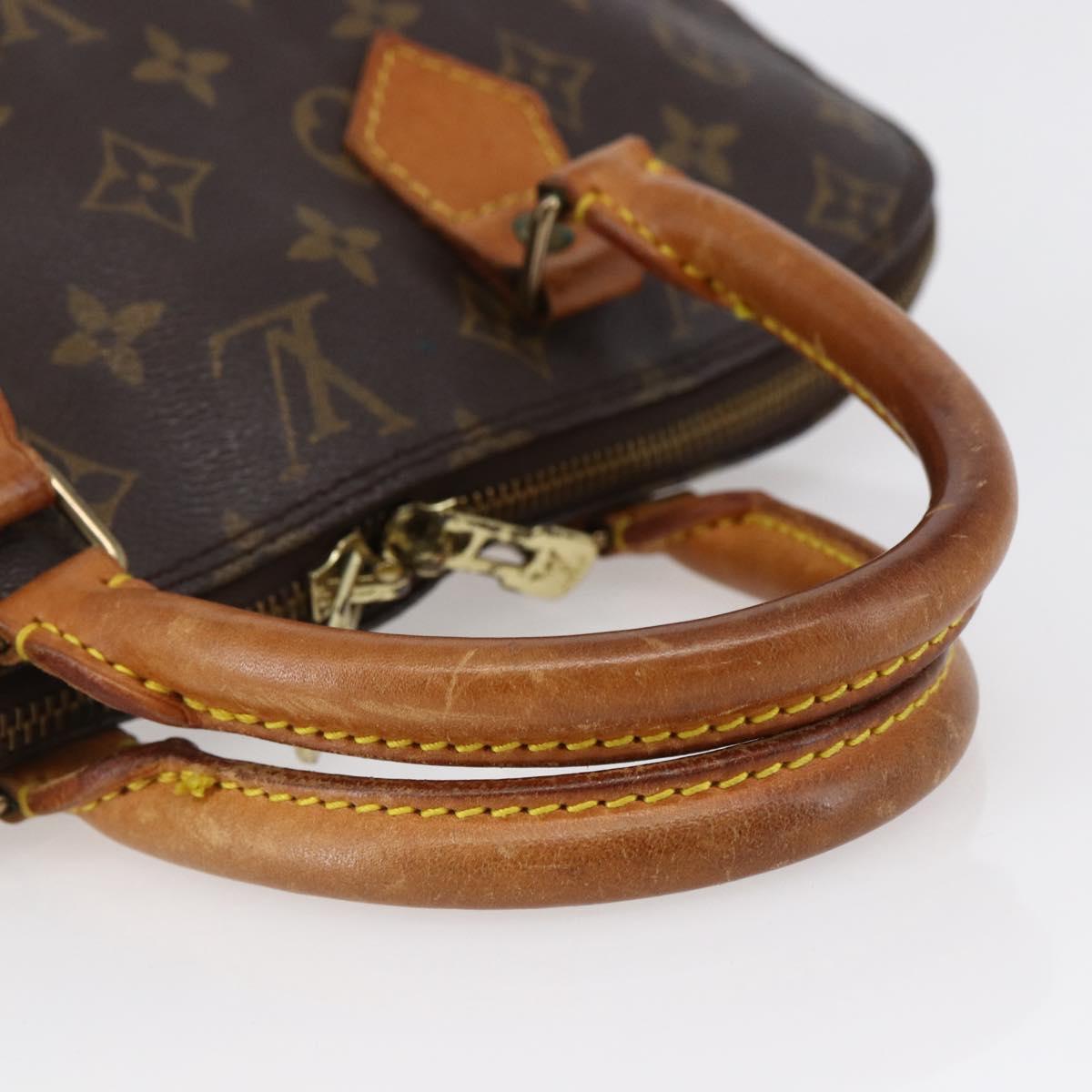 LOUIS VUITTON Monogram Alma Hand Bag M51130 LV Auth BA6656