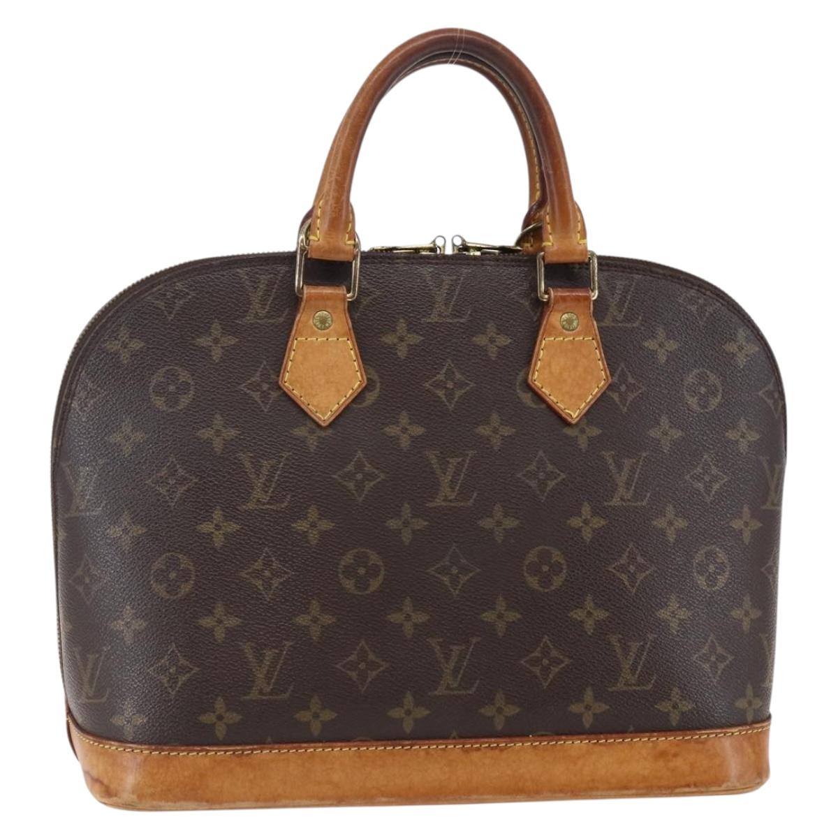 LOUIS VUITTON Monogram Alma Hand Bag M51130 LV Auth BA6657