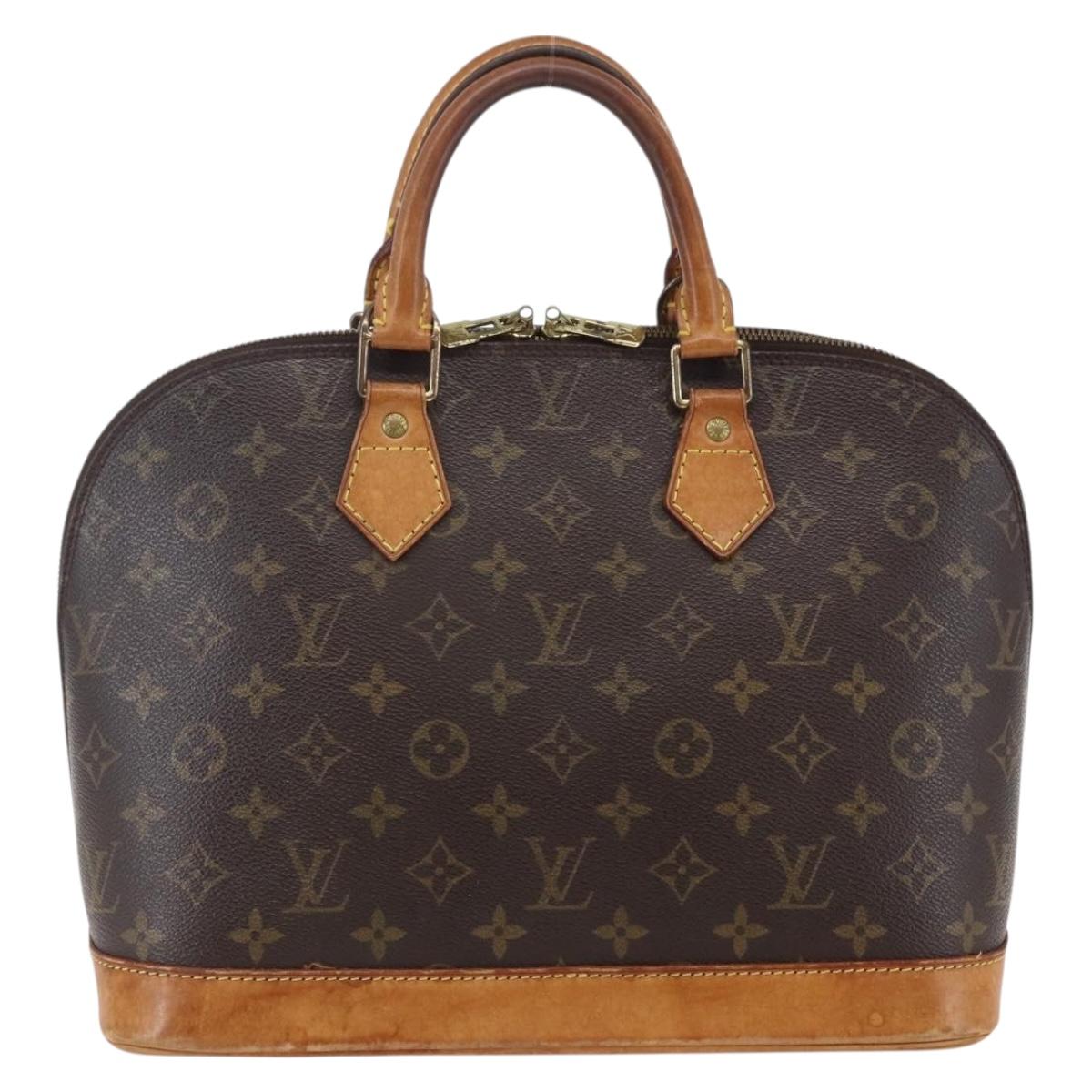 LOUIS VUITTON Monogram Alma Hand Bag M51130 LV Auth BA6657
