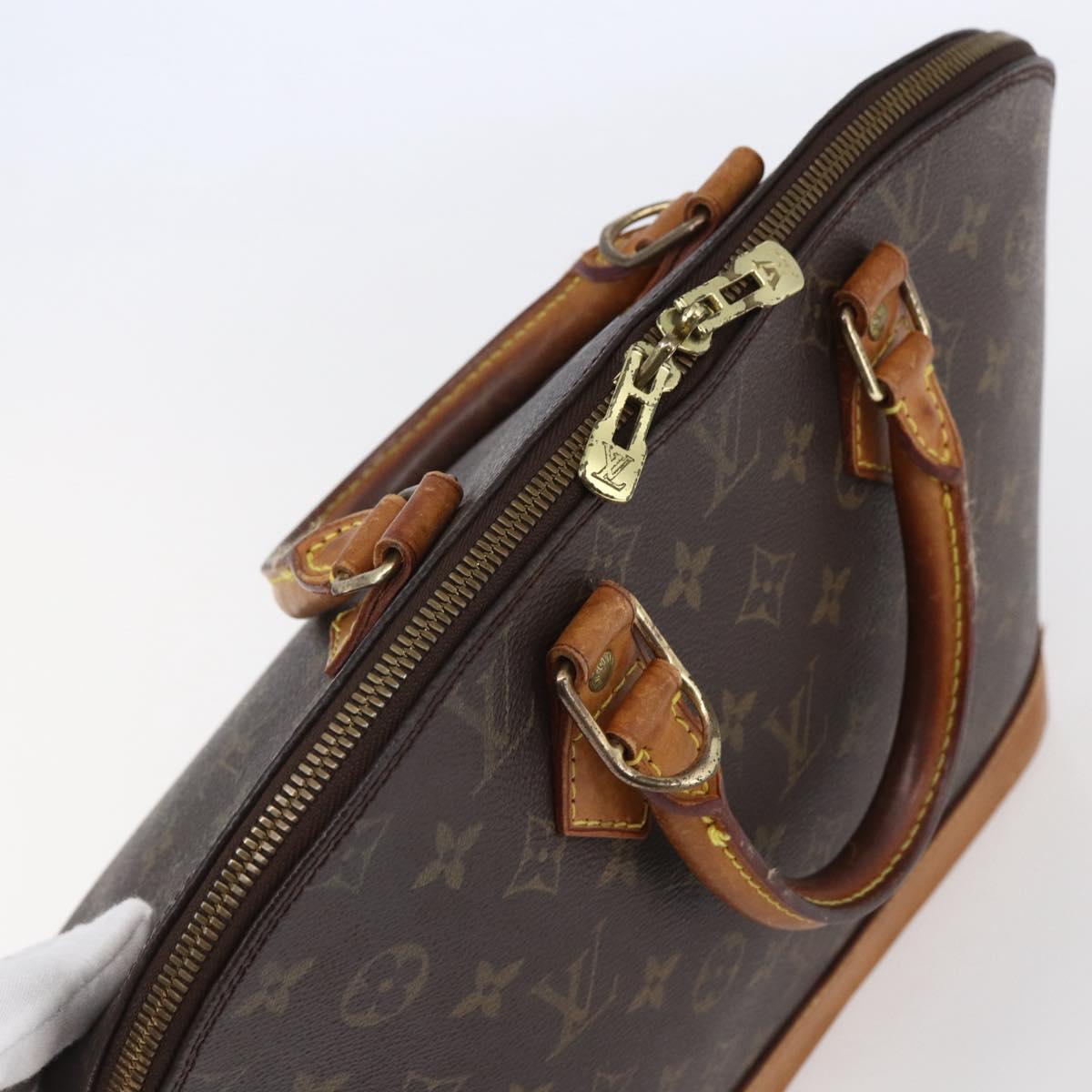 LOUIS VUITTON Monogram Alma Hand Bag M51130 LV Auth BA6657