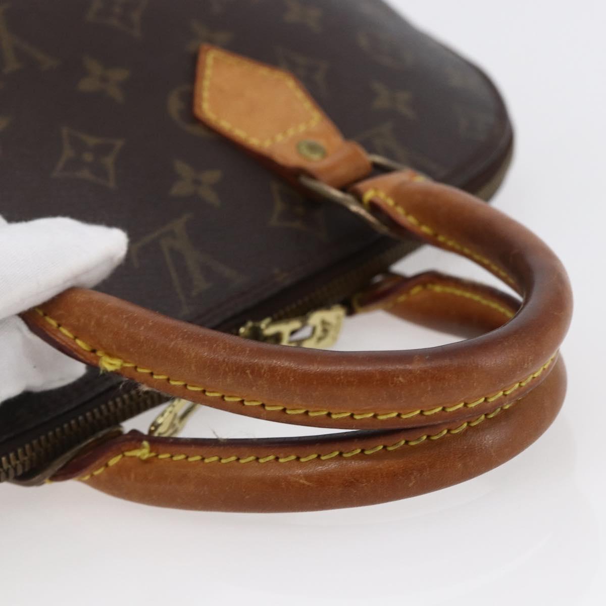LOUIS VUITTON Monogram Alma Hand Bag M51130 LV Auth BA6657