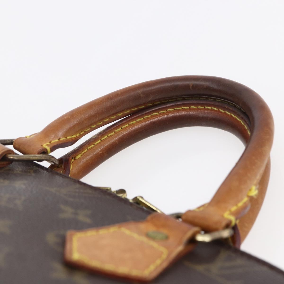 LOUIS VUITTON Monogram Alma Hand Bag M51130 LV Auth BA6657