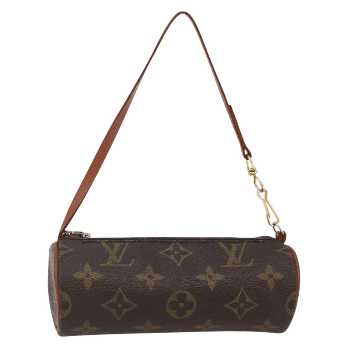 LOUIS VUITTON Monogram Papillon Pouch LV Auth BA6659