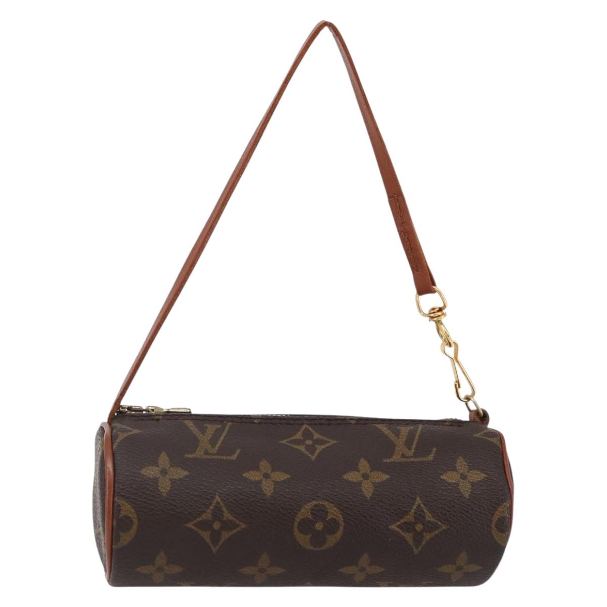LOUIS VUITTON Monogram Papillon Pouch LV Auth BA6660