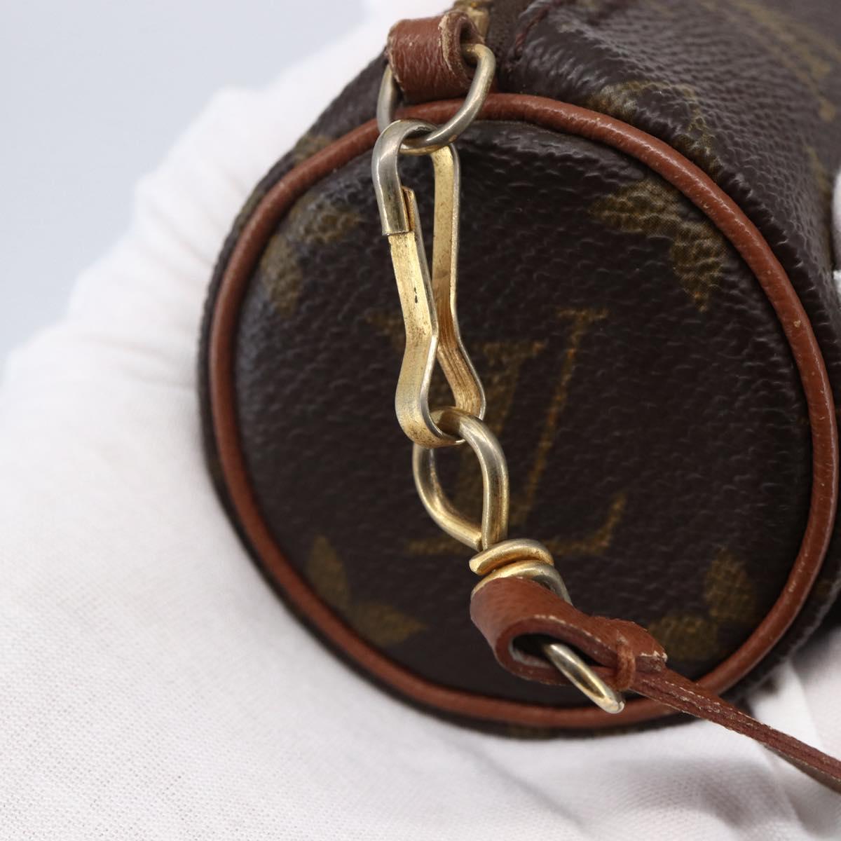 LOUIS VUITTON Monogram Papillon Pouch LV Auth BA6661