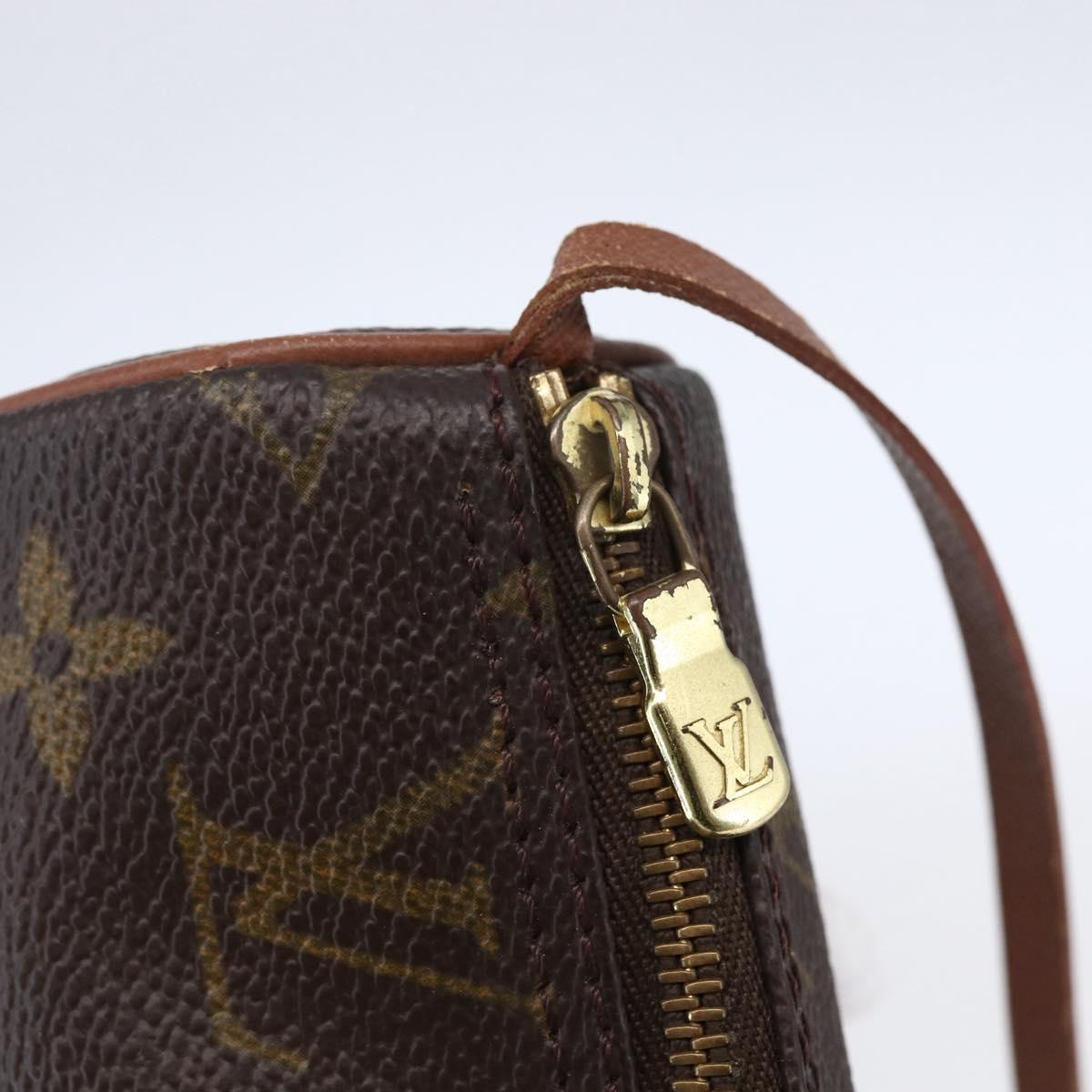 LOUIS VUITTON Monogram Papillon Pouch LV Auth BA6661