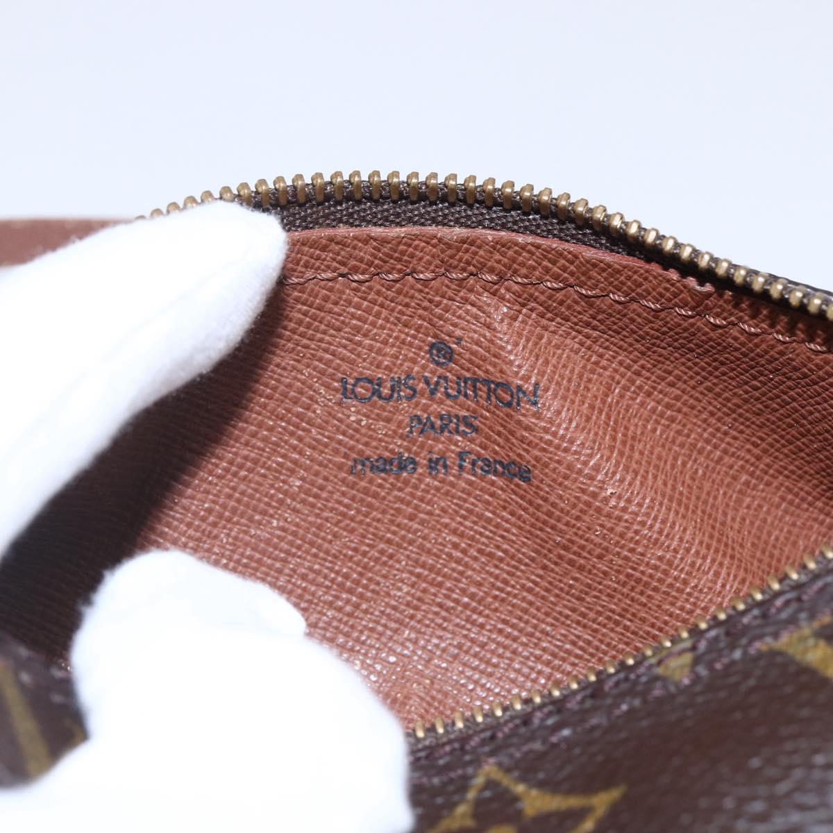 LOUIS VUITTON Monogram Papillon Pouch LV Auth BA6661