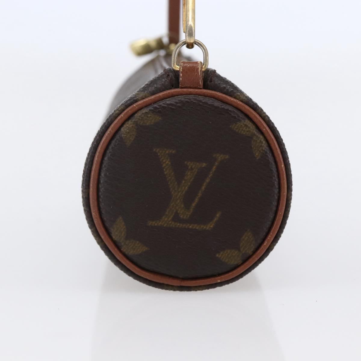 LOUIS VUITTON Monogram Papillon Pouch LV Auth BA6661