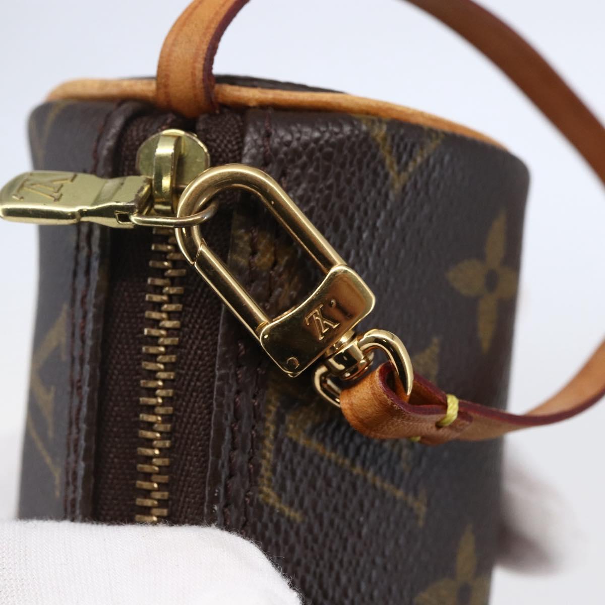 LOUIS VUITTON Monogram Papillon Pouch LV Auth BA6662