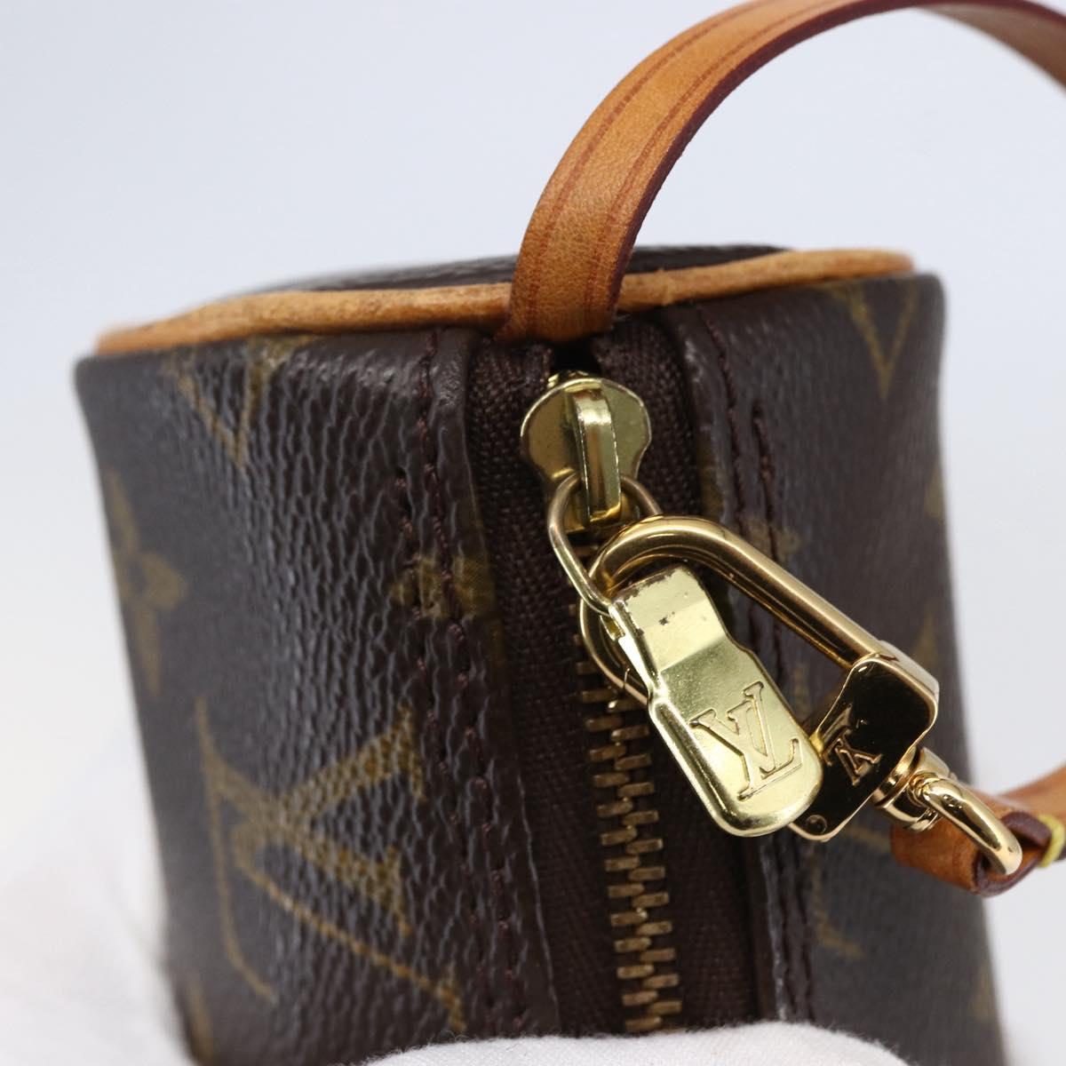 LOUIS VUITTON Monogram Papillon Pouch LV Auth BA6662