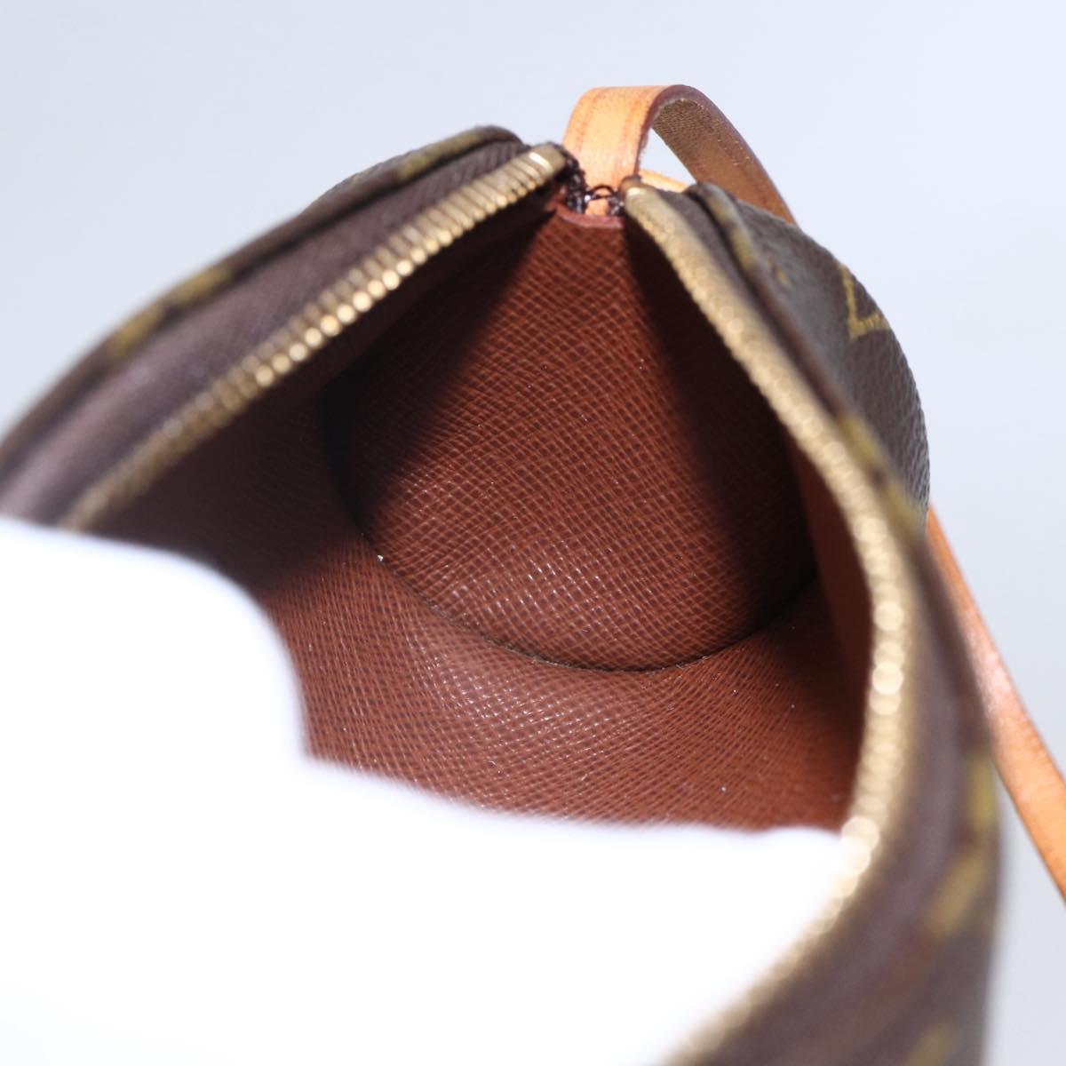 LOUIS VUITTON Monogram Papillon Pouch LV Auth BA6662