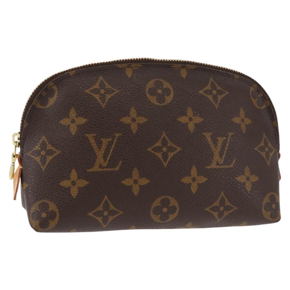 LOUIS VUITTON Monogram Pochette Cosmetic PM Pouch M43998 LV Auth BA6663