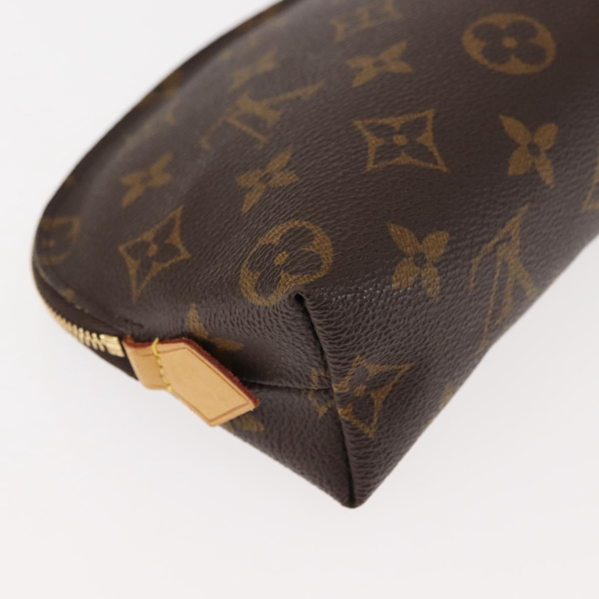 LOUIS VUITTON Monogram Pochette Cosmetic PM Pouch M43998 LV Auth BA6663