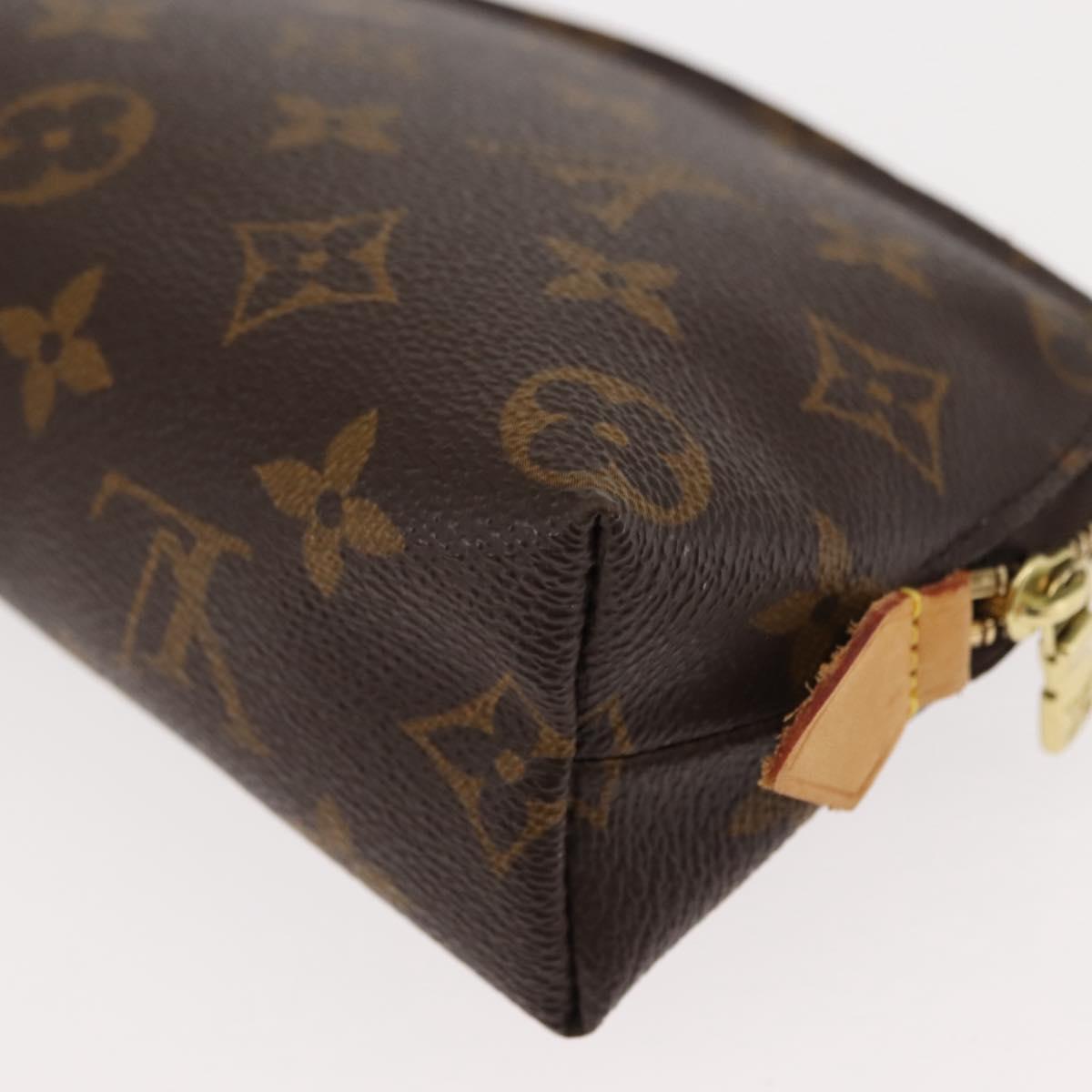 LOUIS VUITTON Monogram Pochette Cosmetic PM Pouch M43998 LV Auth BA6663