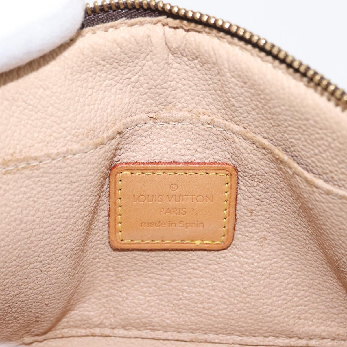 LOUIS VUITTON Monogram Pochette Cosmetic PM Pouch M43998 LV Auth BA6663