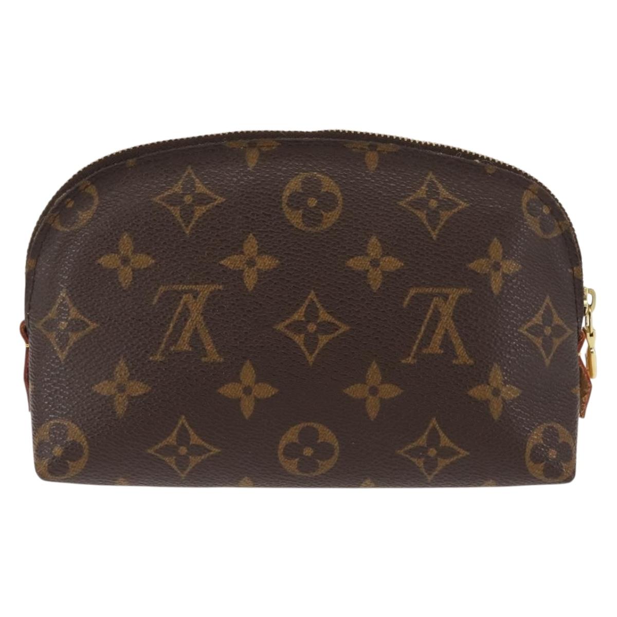 LOUIS VUITTON Monogram Pochette Cosmetic PM Pouch M43998 LV Auth BA6663