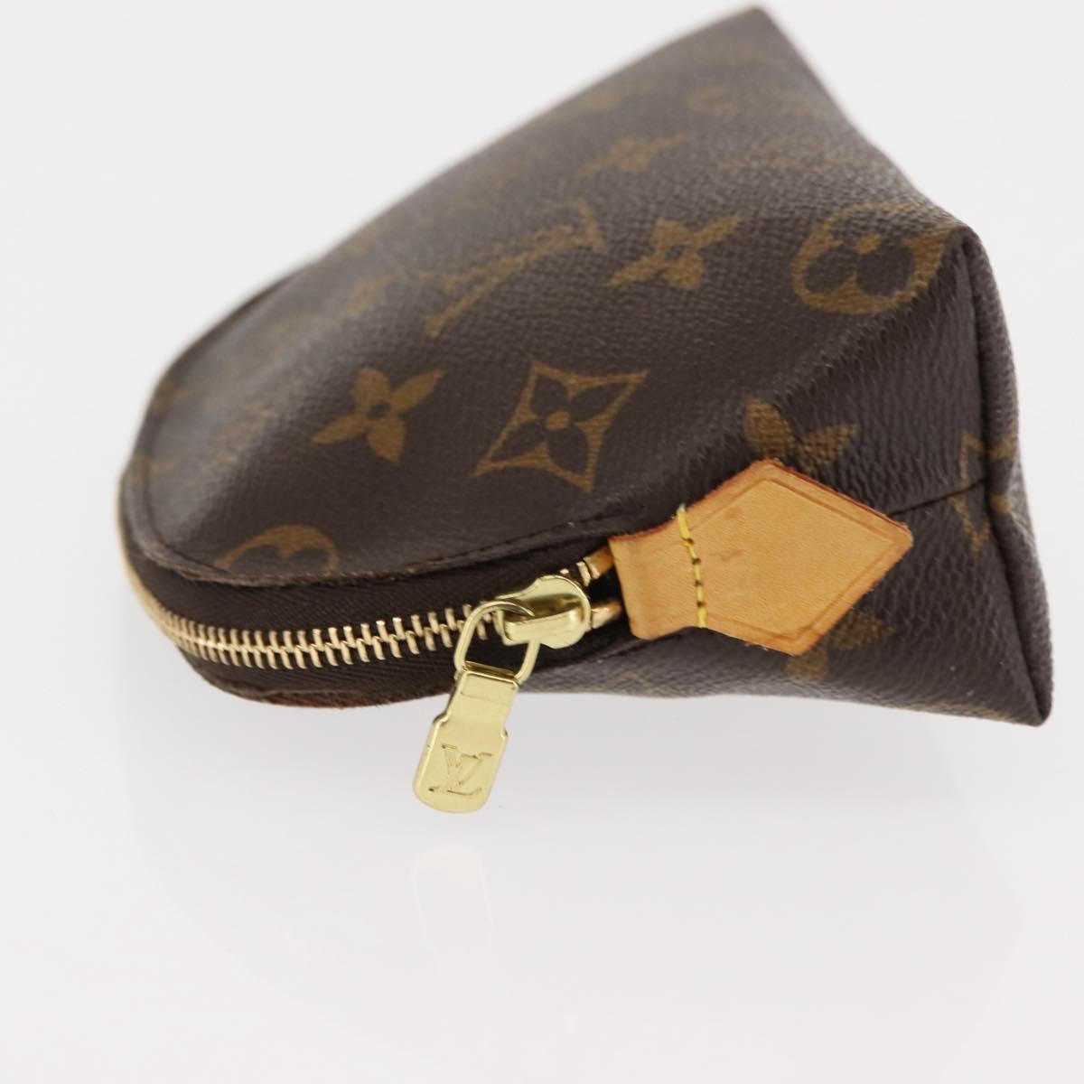 LOUIS VUITTON Monogram Pochette Cosmetic PM Pouch M43998 LV Auth BA6663
