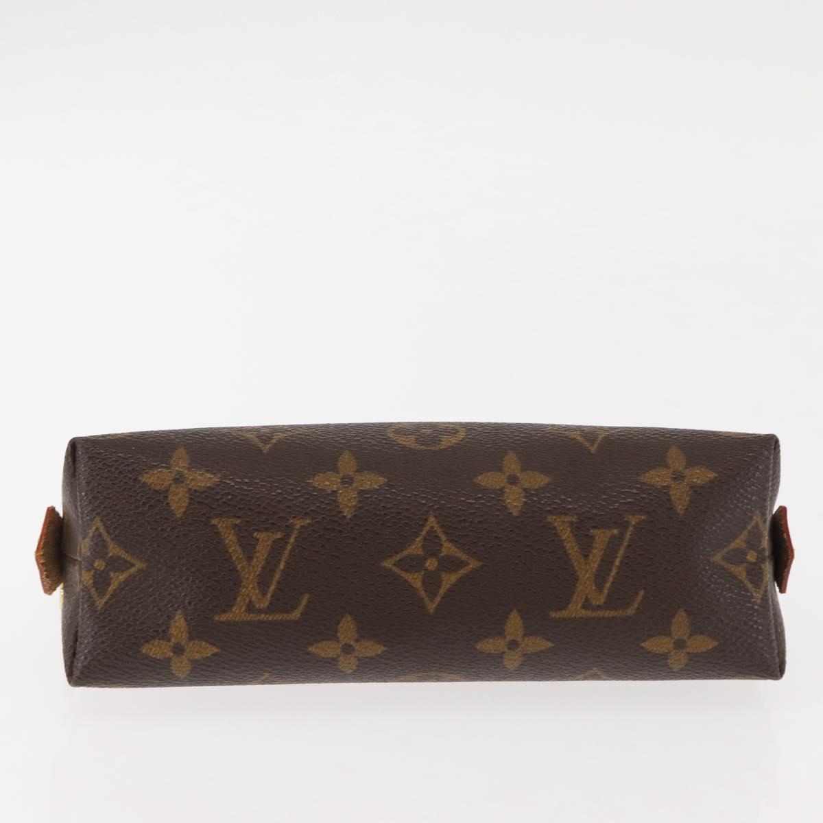 LOUIS VUITTON Monogram Pochette Cosmetic PM Pouch M43998 LV Auth BA6663