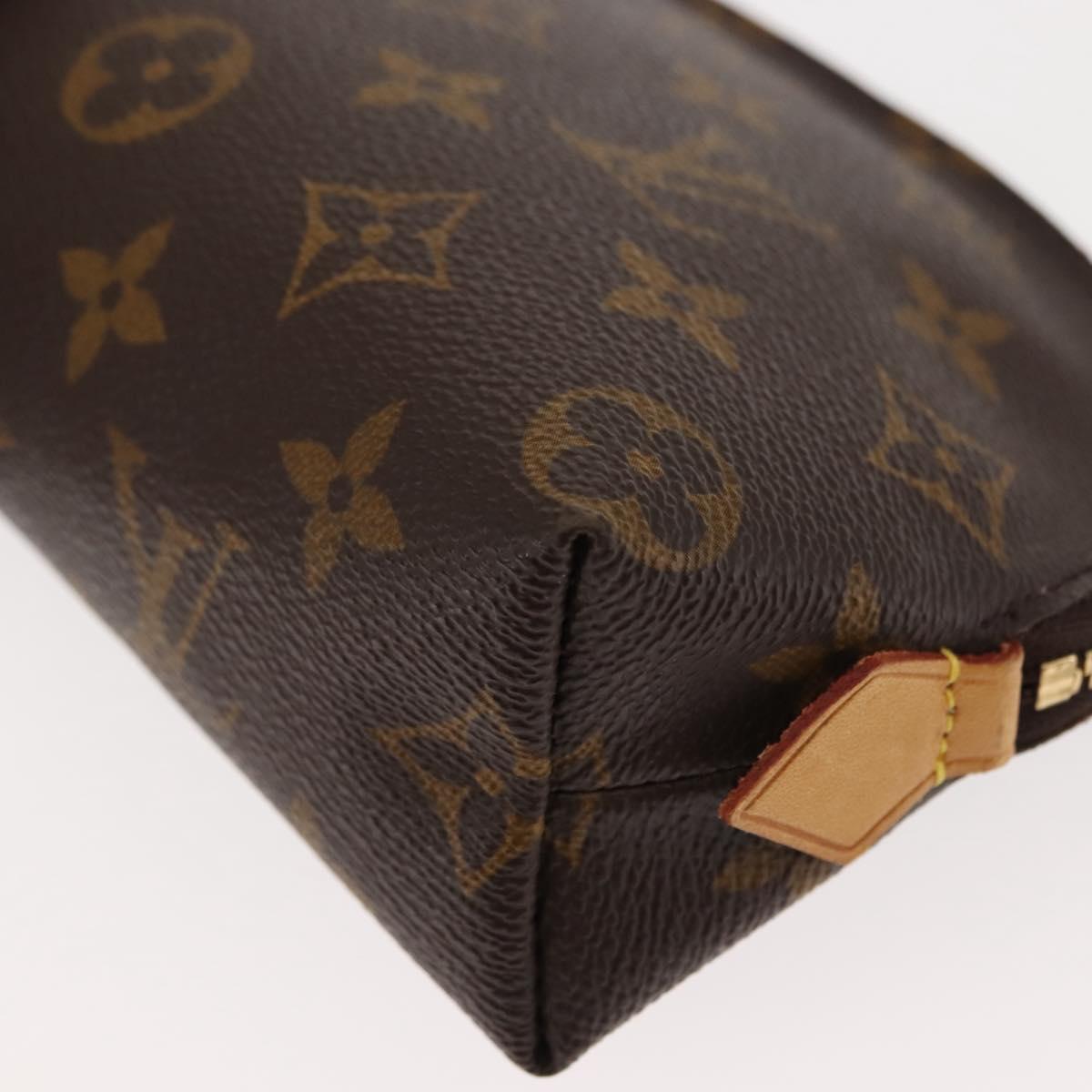 LOUIS VUITTON Monogram Pochette Cosmetic PM Pouch M43998 LV Auth BA6663