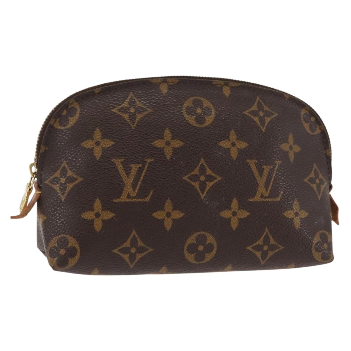 LOUIS VUITTON Monogram Pochette Cosmetic PM Pouch M43998 LV Auth BA6664
