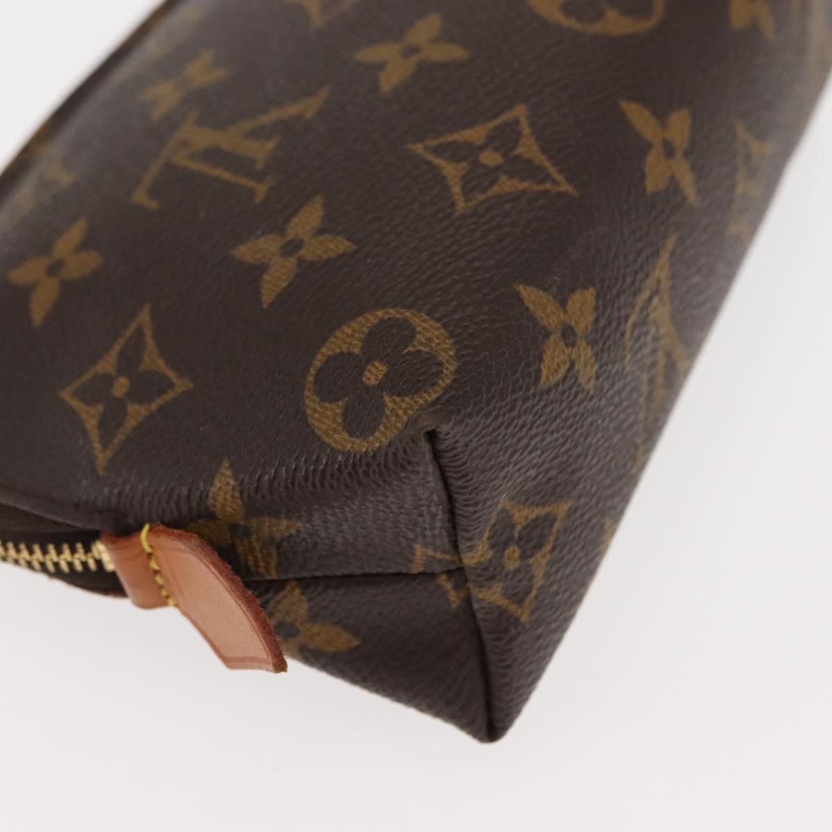 LOUIS VUITTON Monogram Pochette Cosmetic PM Pouch M43998 LV Auth BA6664