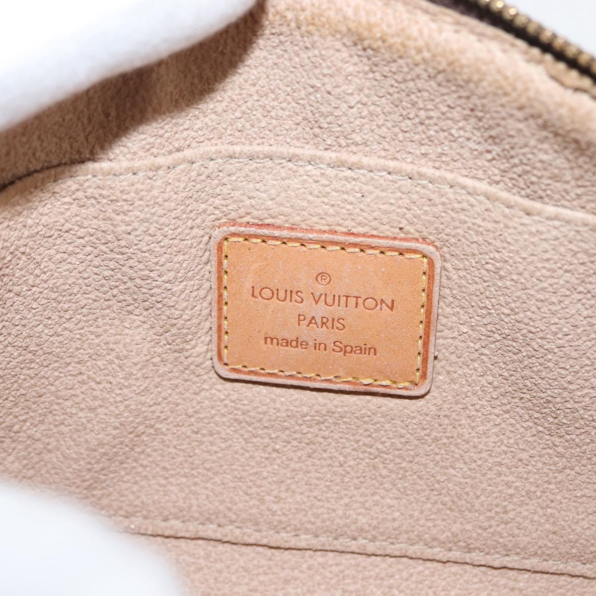 LOUIS VUITTON Monogram Pochette Cosmetic PM Pouch M43998 LV Auth BA6664