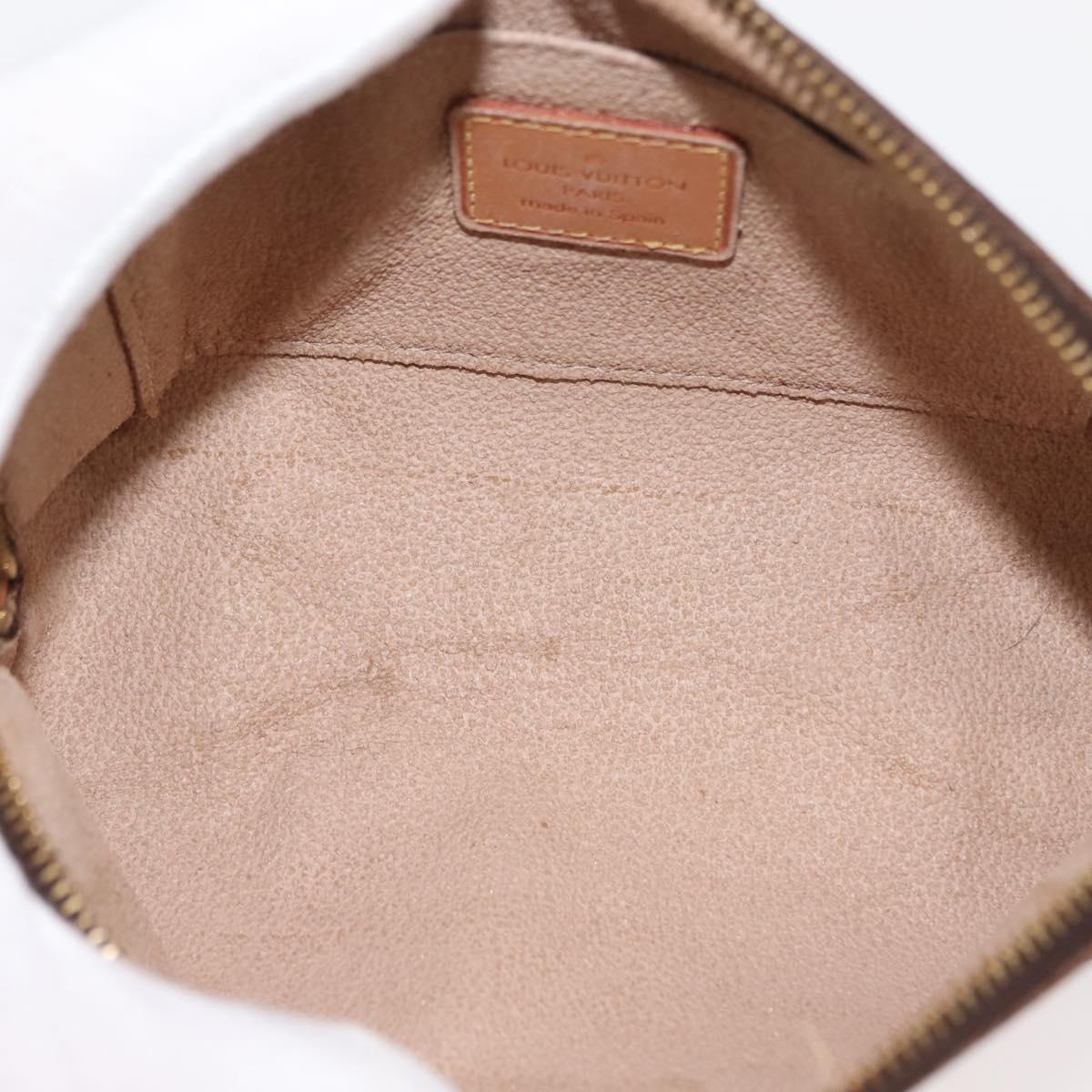 LOUIS VUITTON Monogram Pochette Cosmetic PM Pouch M43998 LV Auth BA6664