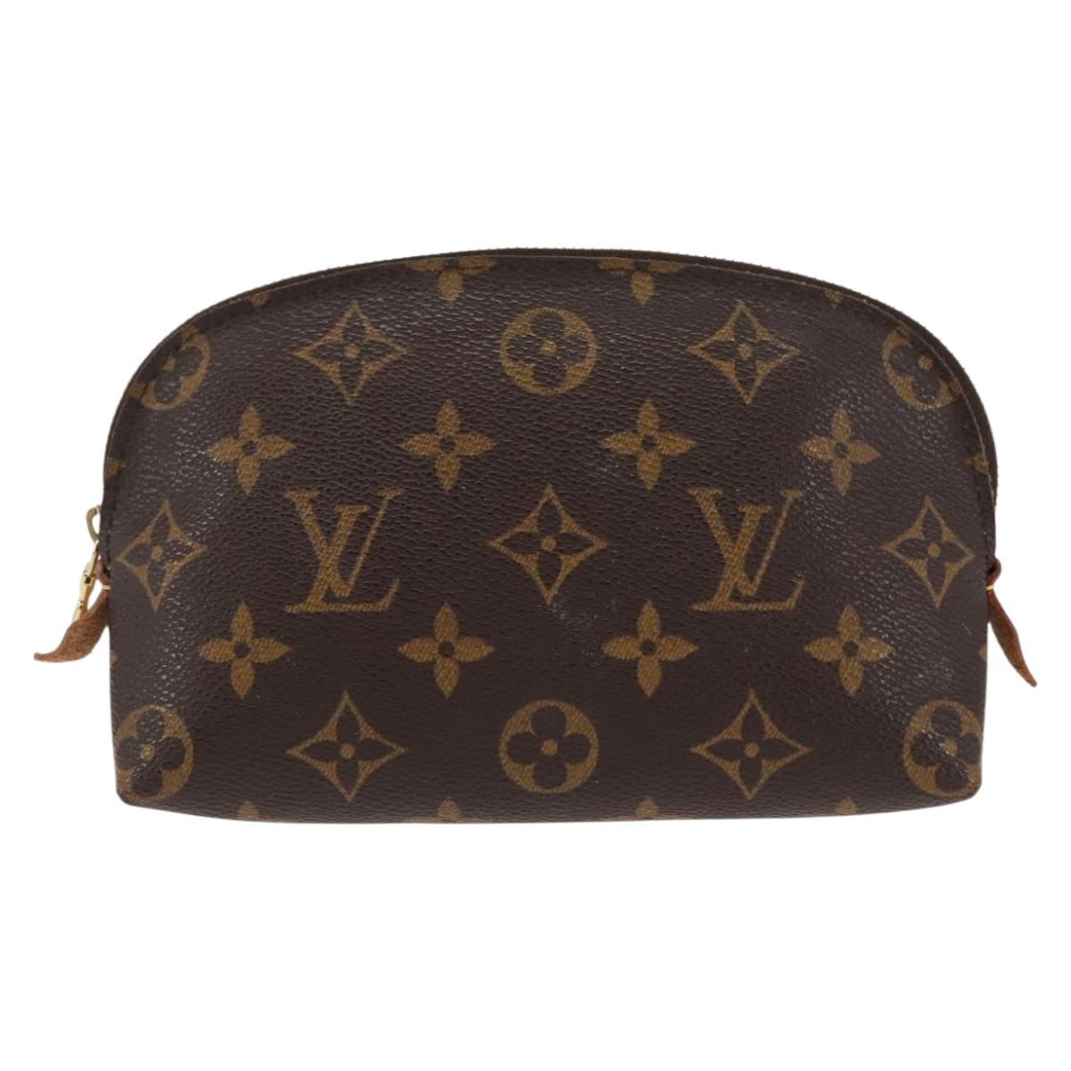LOUIS VUITTON Monogram Pochette Cosmetic PM Pouch M43998 LV Auth BA6664