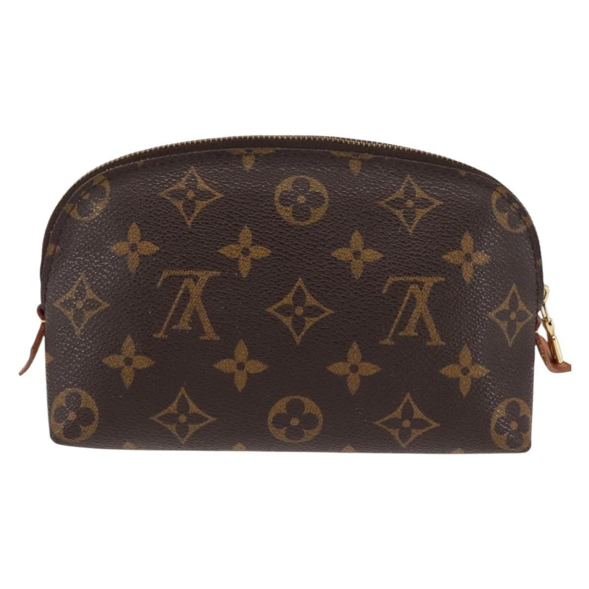 LOUIS VUITTON Monogram Pochette Cosmetic PM Pouch M43998 LV Auth BA6664