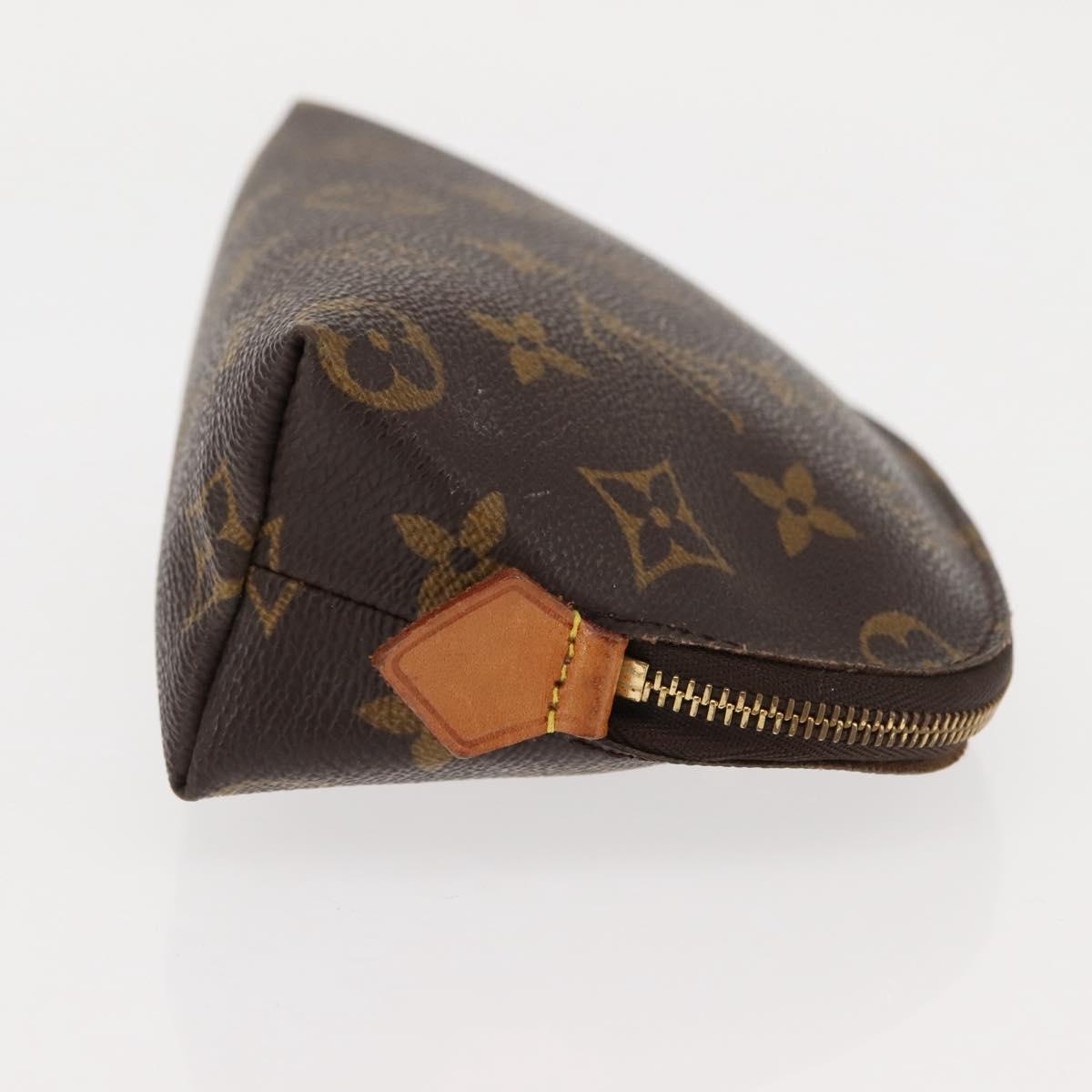 LOUIS VUITTON Monogram Pochette Cosmetic PM Pouch M43998 LV Auth BA6664