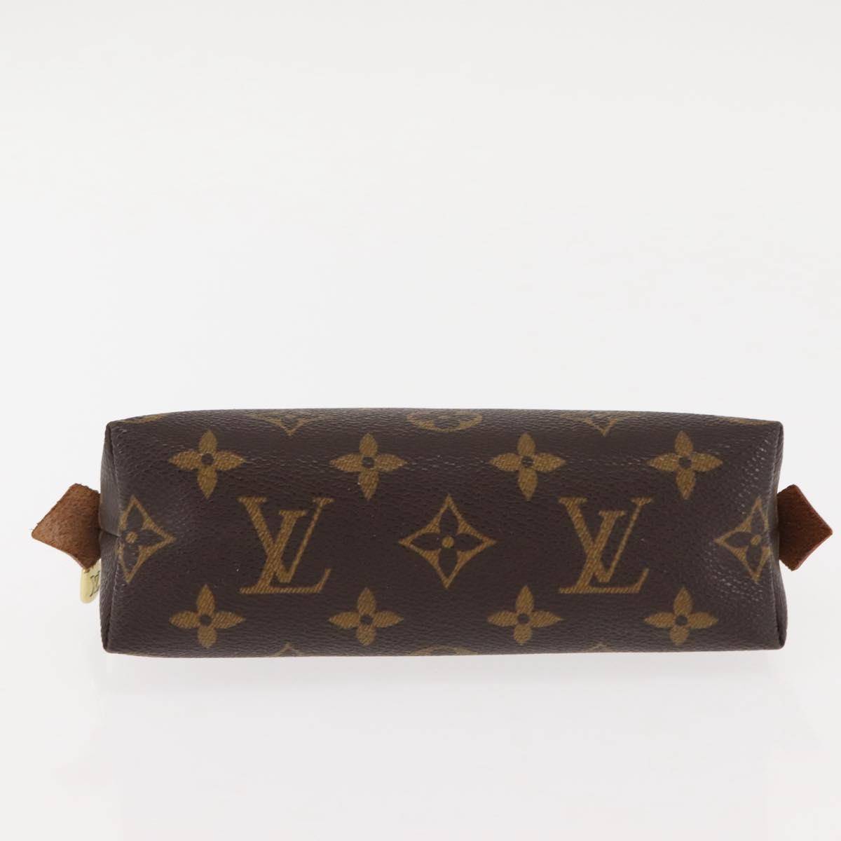 LOUIS VUITTON Monogram Pochette Cosmetic PM Pouch M43998 LV Auth BA6664