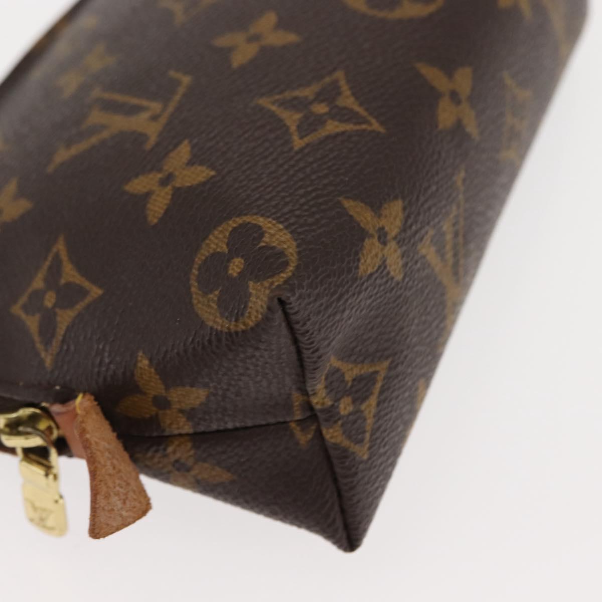 LOUIS VUITTON Monogram Pochette Cosmetic PM Pouch M43998 LV Auth BA6664