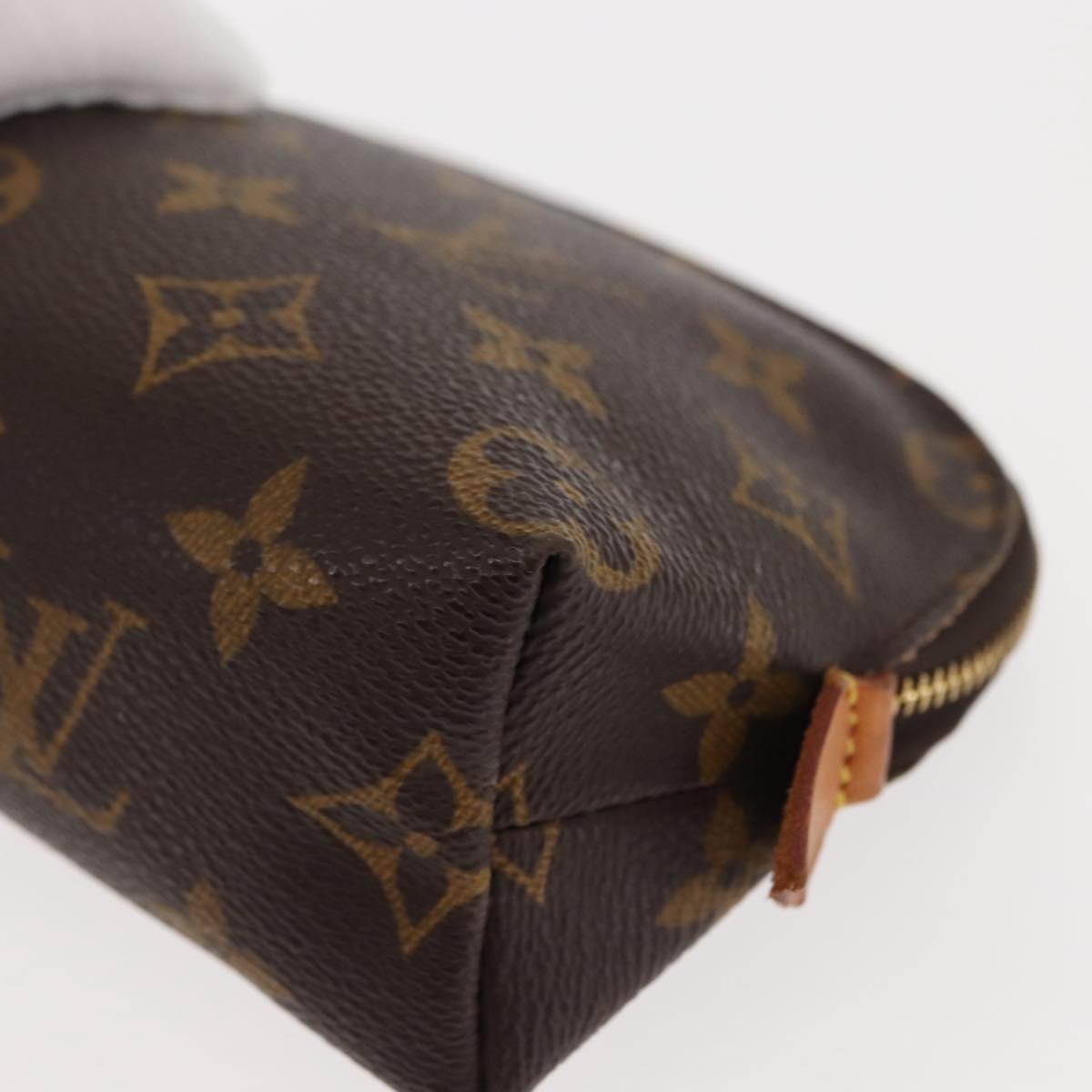 LOUIS VUITTON Monogram Pochette Cosmetic PM Pouch M43998 LV Auth BA6664