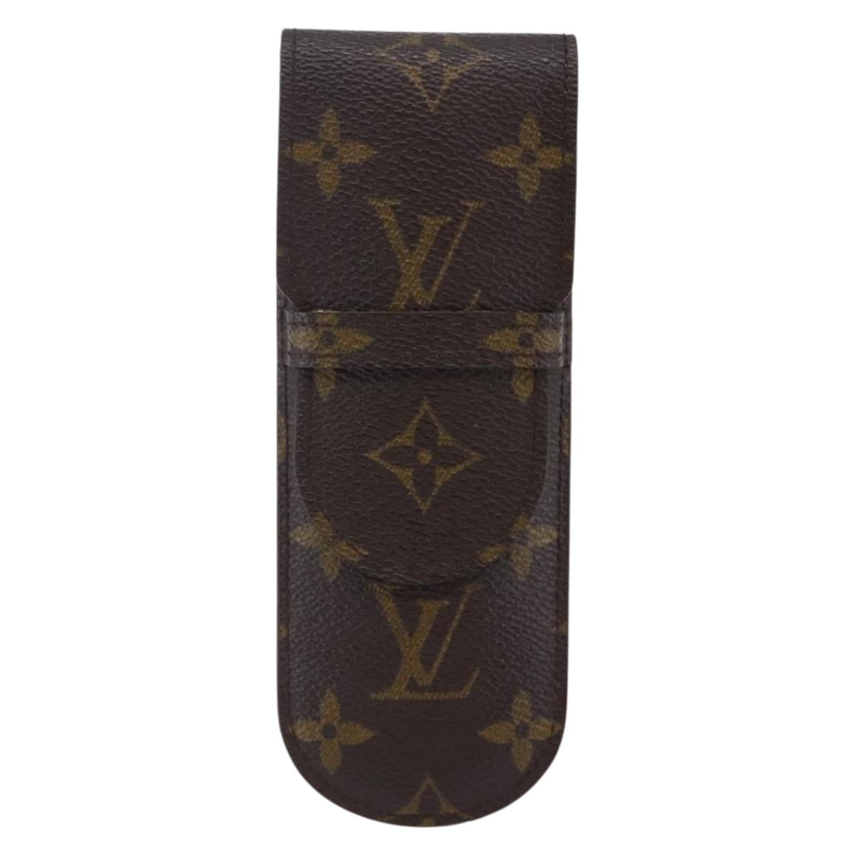 LOUIS VUITTON Monogram Etui Stilo Pen Case M62990 LV Auth BA6665