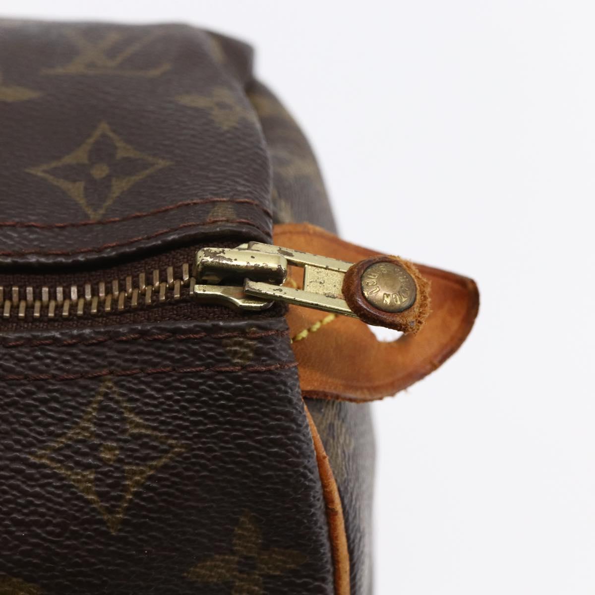 LOUIS VUITTON Monogram Speedy 30 Hand Bag M41526 LV Auth BA6666