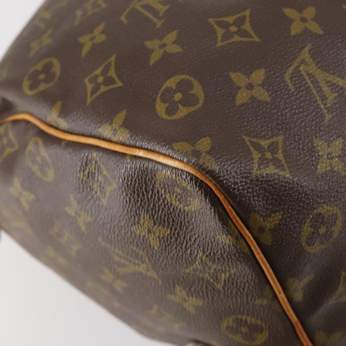LOUIS VUITTON Monogram Speedy 35 Hand Bag M41524 LV Auth BA6667