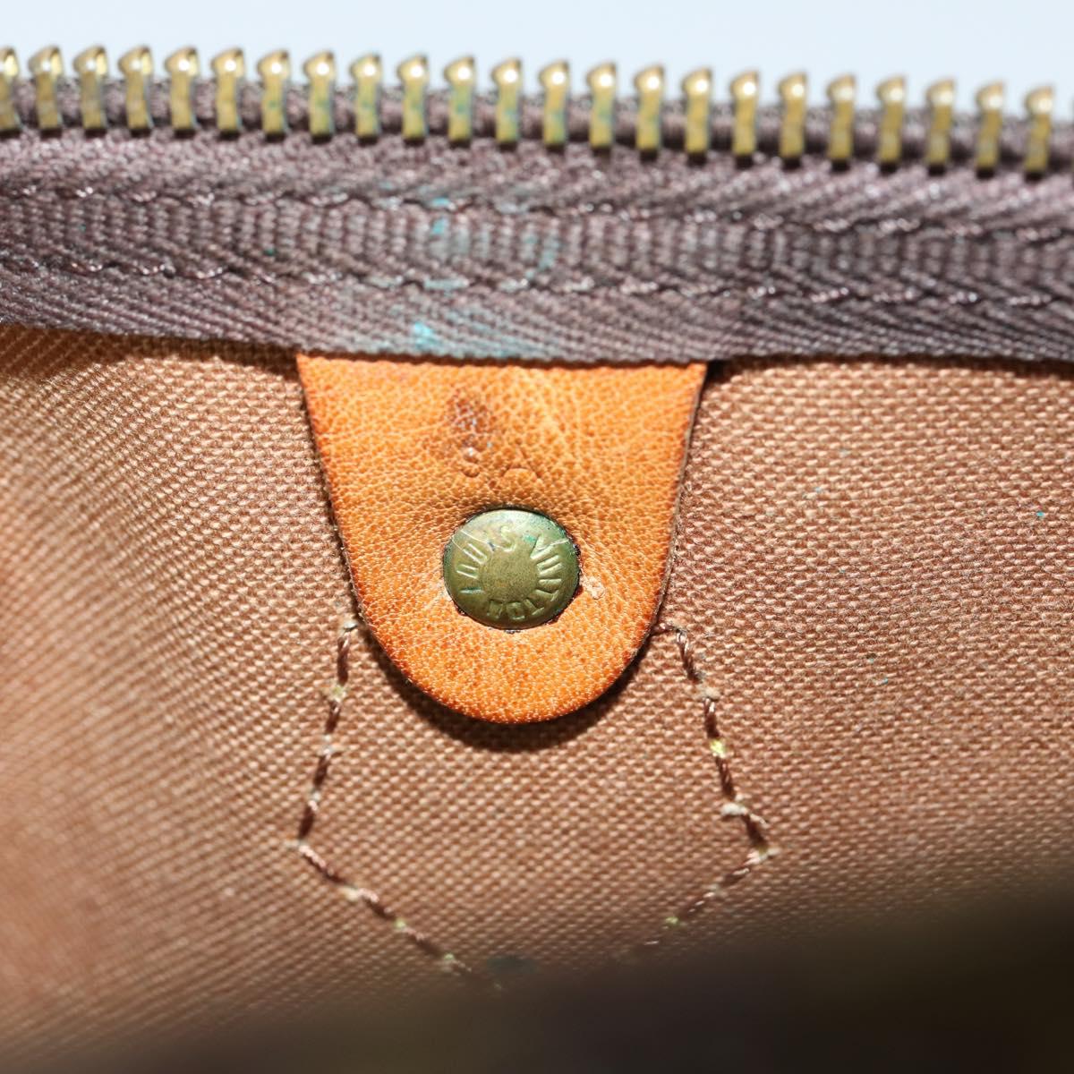 LOUIS VUITTON Monogram Speedy 35 Hand Bag M41524 LV Auth BA6667