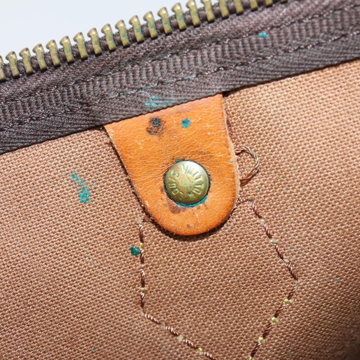 LOUIS VUITTON Monogram Speedy 35 Hand Bag M41524 LV Auth BA6667