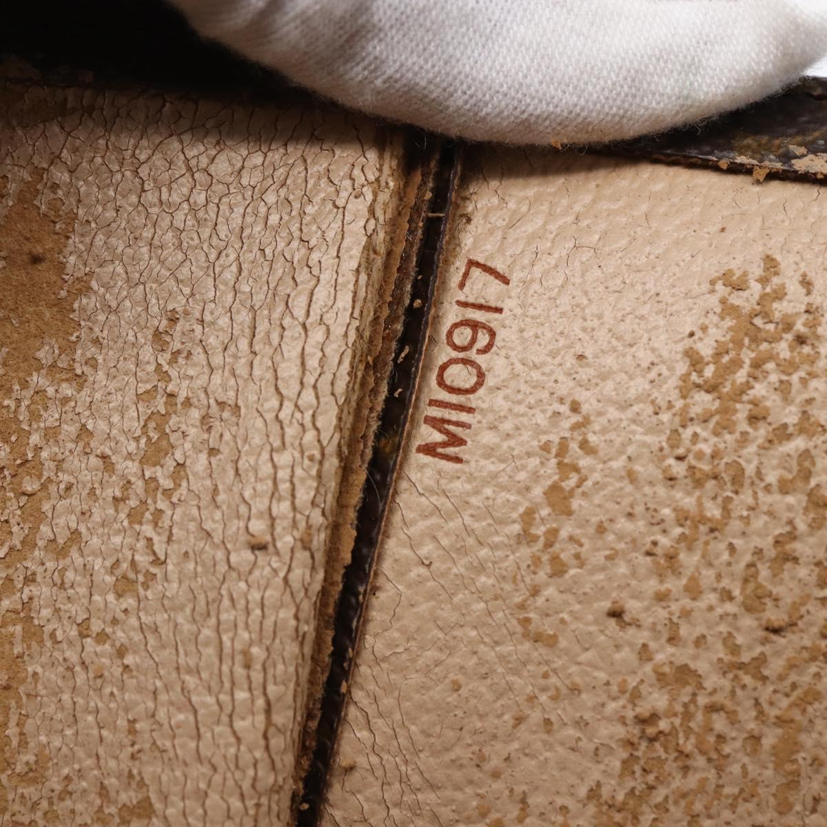 LOUIS VUITTON Monogram Sac Plat Hand Bag M51140 LV Auth BA6669