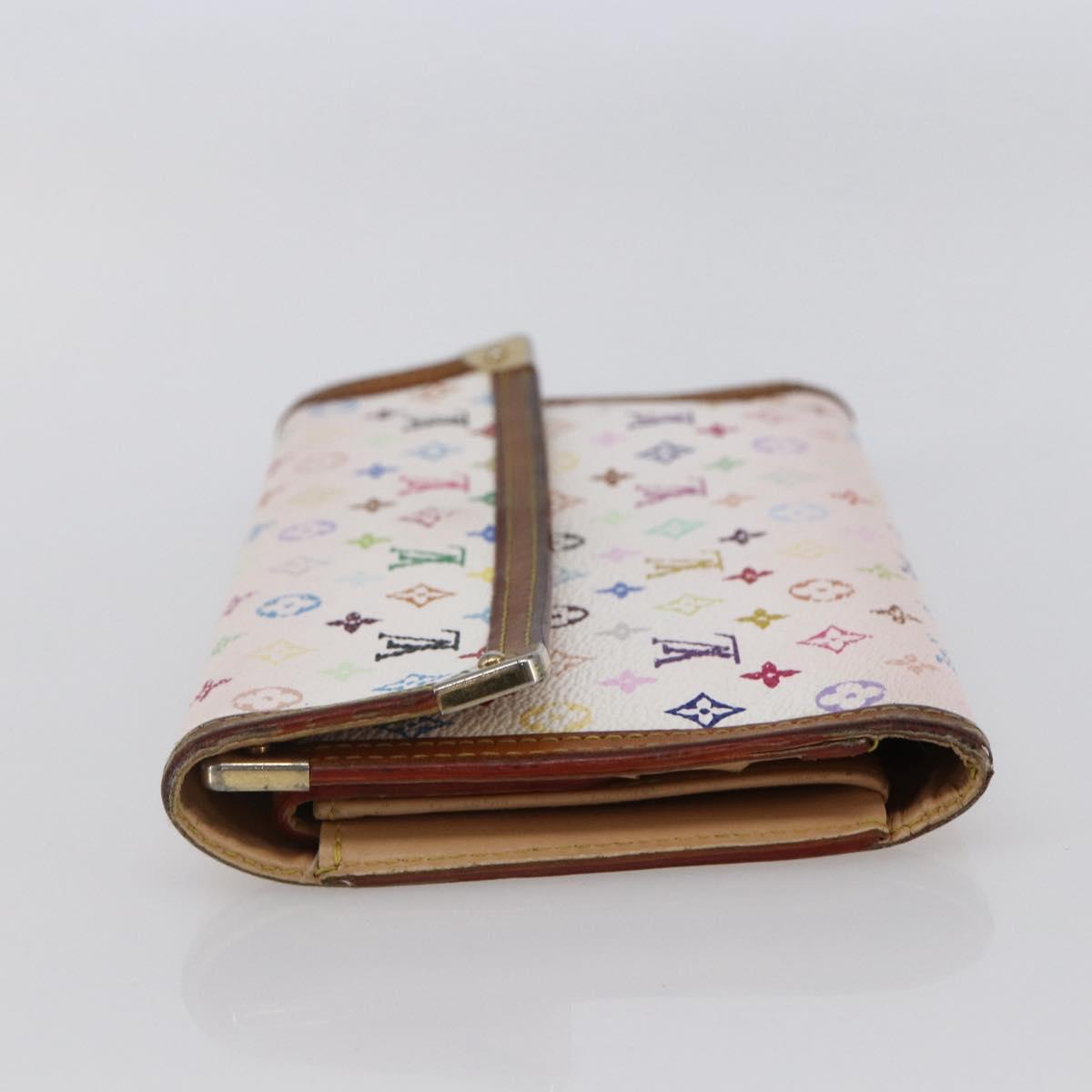 LOUIS VUITTON Multicolor Porte Tresor International Wallet M92659 Auth BA6674