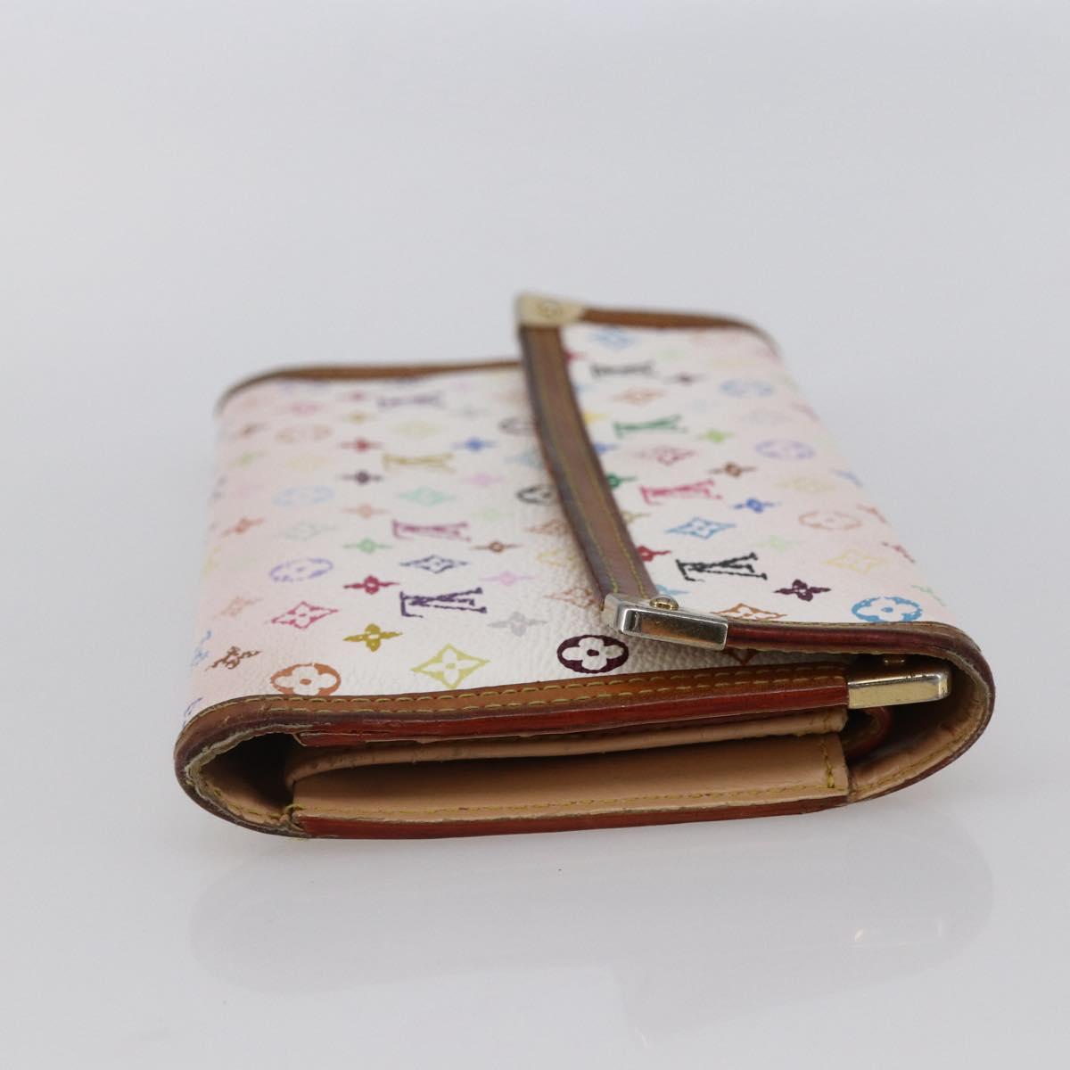 LOUIS VUITTON Multicolor Porte Tresor International Wallet M92659 Auth BA6674