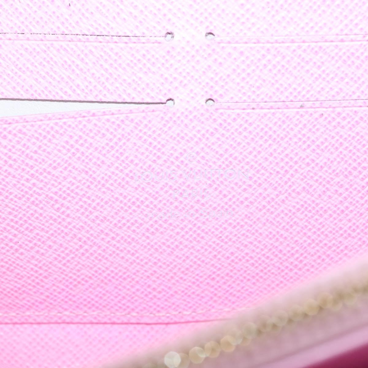 LOUIS VUITTON Monogram Multicolor Zippy Wallet Wallet White M60241 Auth BA6676