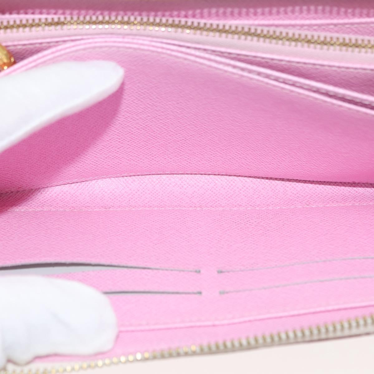 LOUIS VUITTON Monogram Multicolor Zippy Wallet Wallet White M60241 Auth BA6676