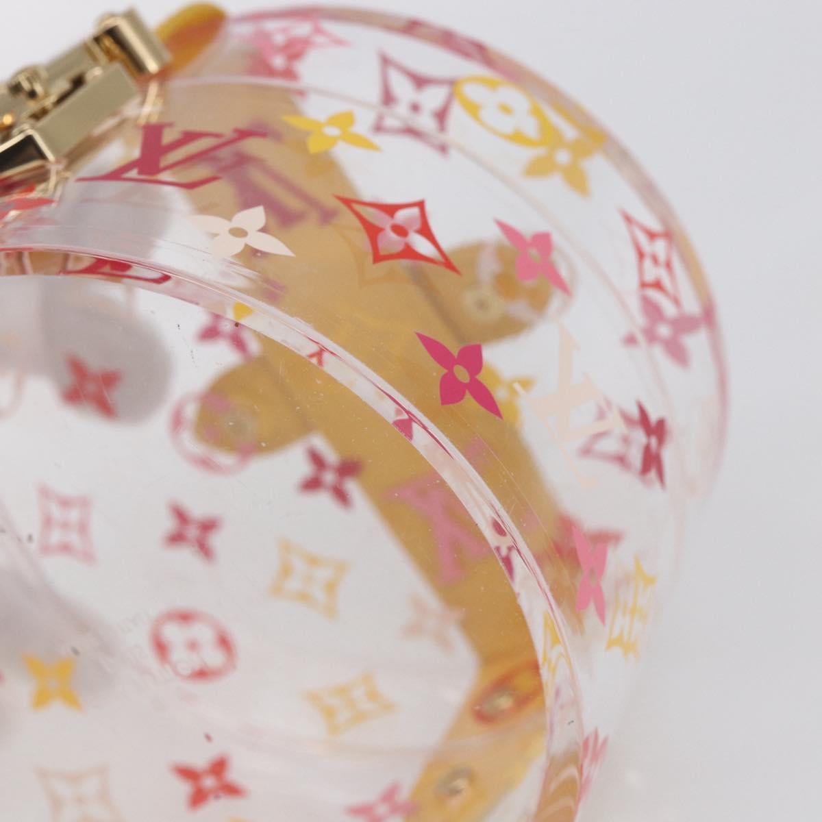 LOUIS VUITTON Boite Scott Accessory Case plastic Clear GI0901 LV Auth BA6677A