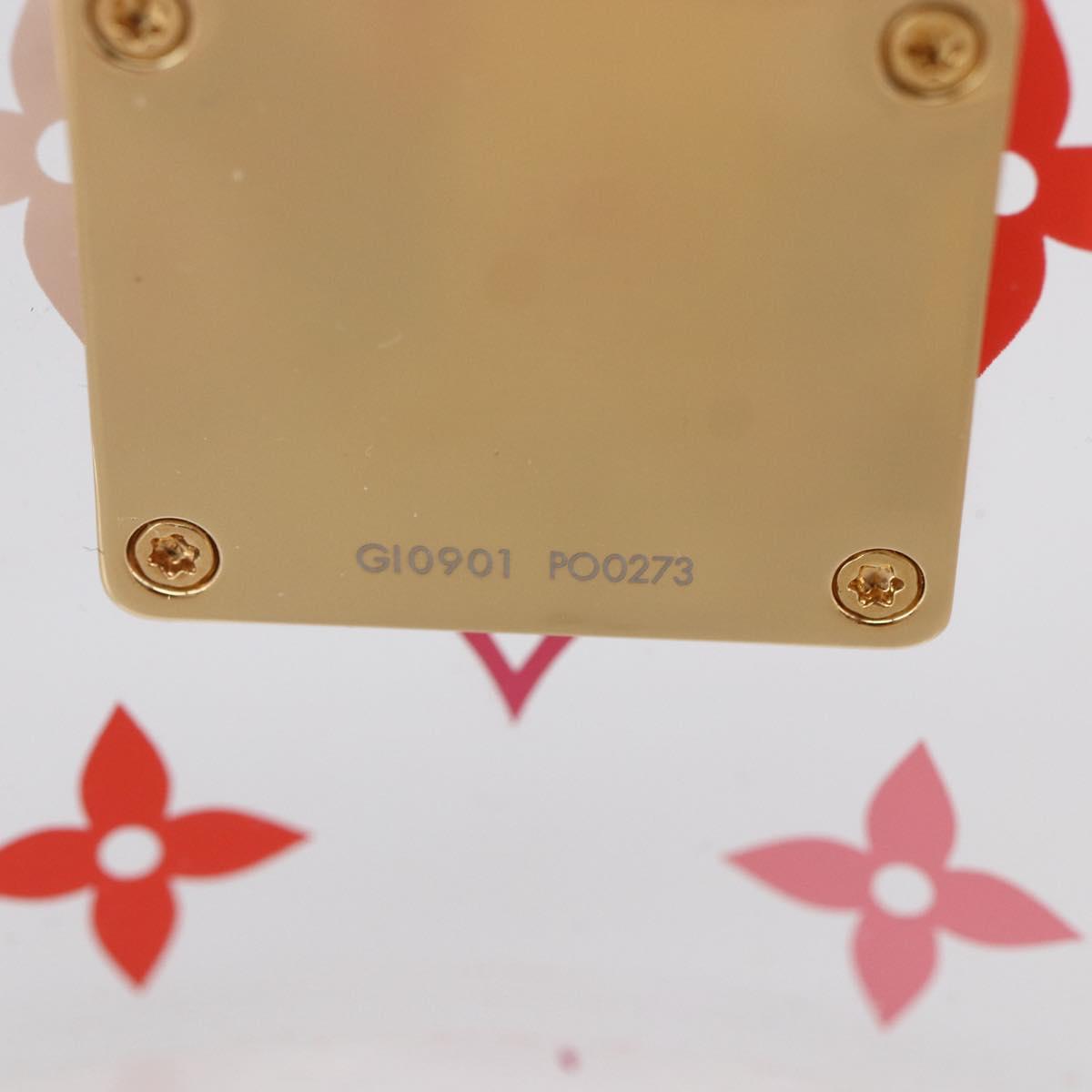 LOUIS VUITTON Boite Scott Accessory Case plastic Clear GI0901 LV Auth BA6677A