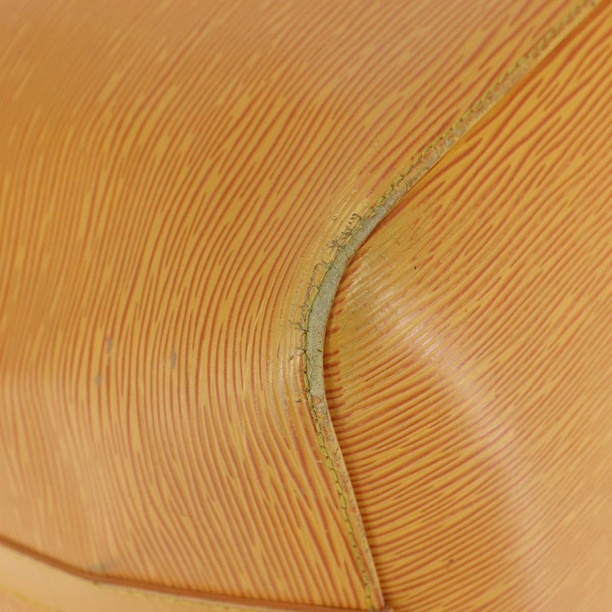 LOUIS VUITTON Epi Petit Noe Shoulder Bag Yellow M44109 LV Auth BA6680