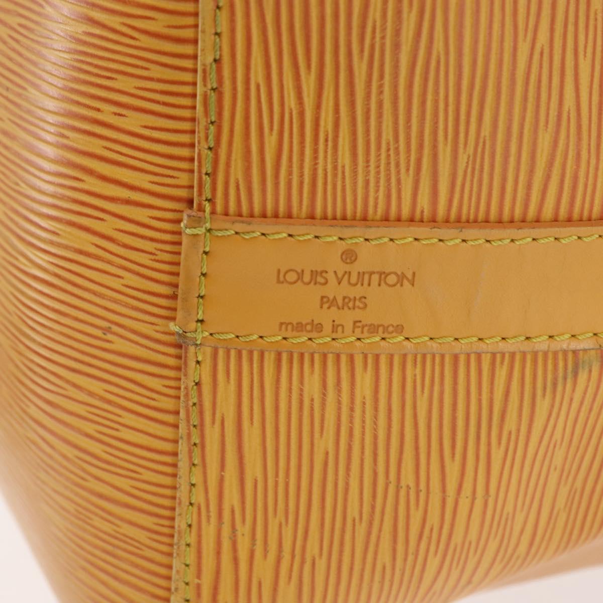 LOUIS VUITTON Epi Petit Noe Shoulder Bag Yellow M44109 LV Auth BA6680
