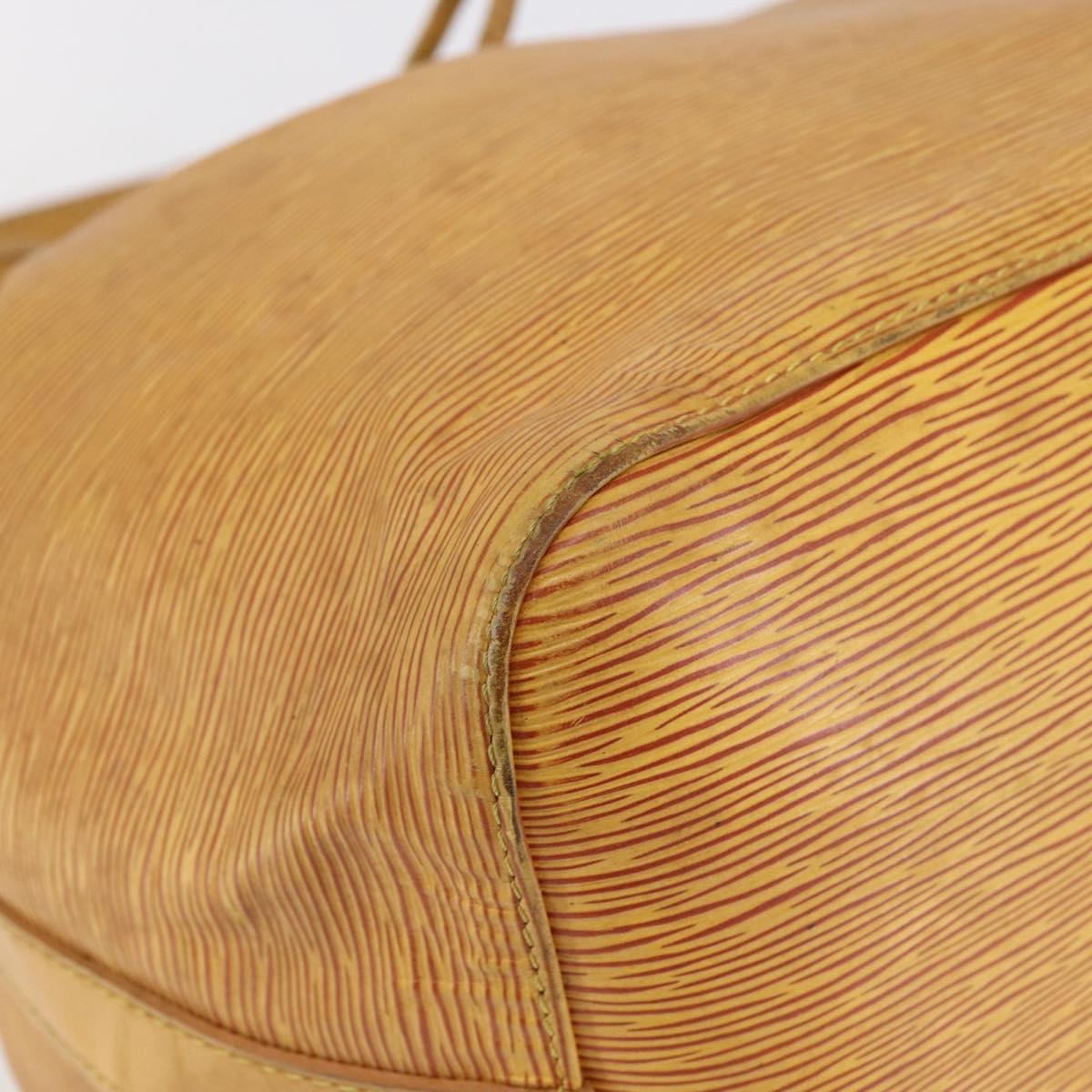 LOUIS VUITTON Epi Petit Noe Shoulder Bag Yellow M44109 LV Auth BA6681