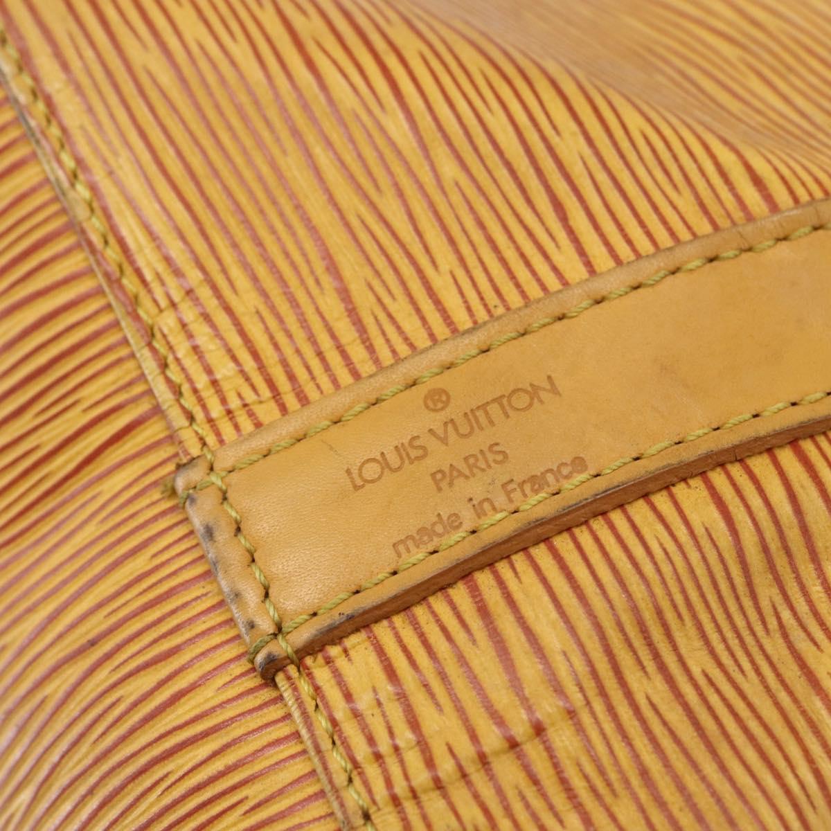 LOUIS VUITTON Epi Petit Noe Shoulder Bag Yellow M44109 LV Auth BA6681