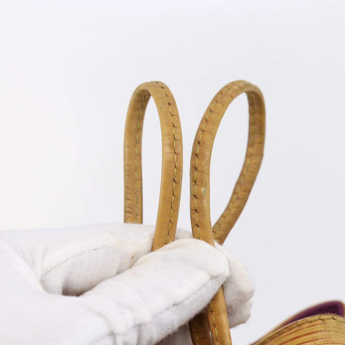 LOUIS VUITTON Epi Petit Noe Shoulder Bag Yellow M44109 LV Auth BA6681